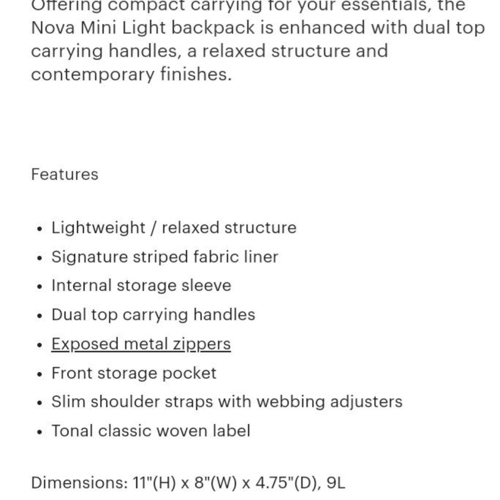 🌺David Jones mini backpack - Picture 8 of 8